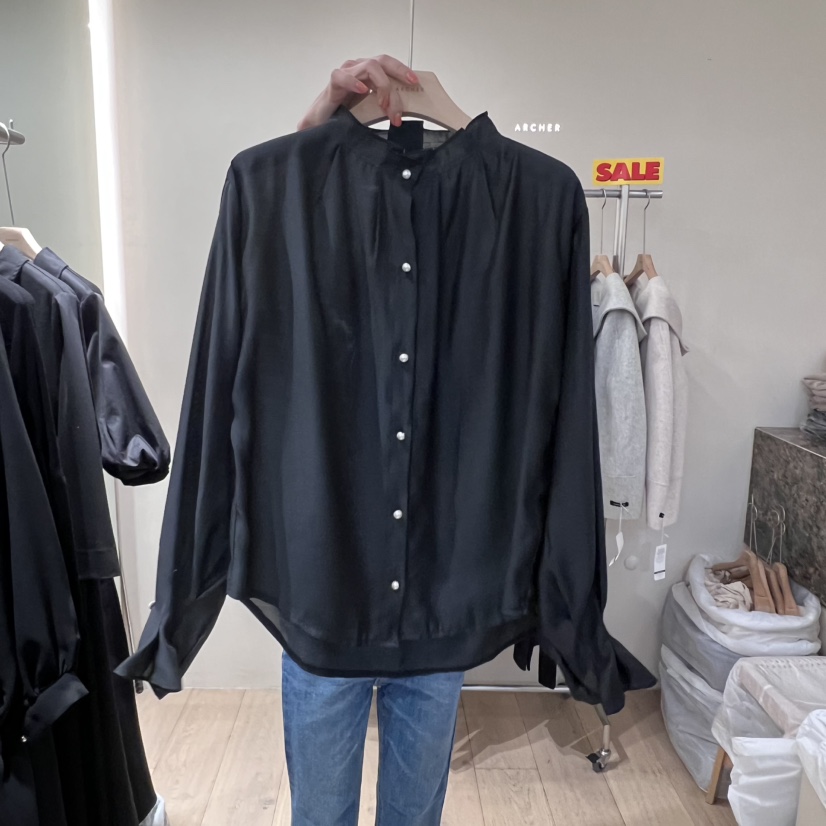 ARCHER直郵韓國代購女裝新品真品人氣推薦時尚休閑襯衫蕾絲衫ARCHER襯衫/蕾絲衫圖色4