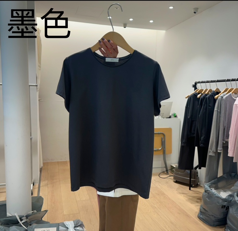 OVU韓國直郵東大門實拍女裝新品推薦真品職業25春夏休閑T恤OVUT恤圖色4