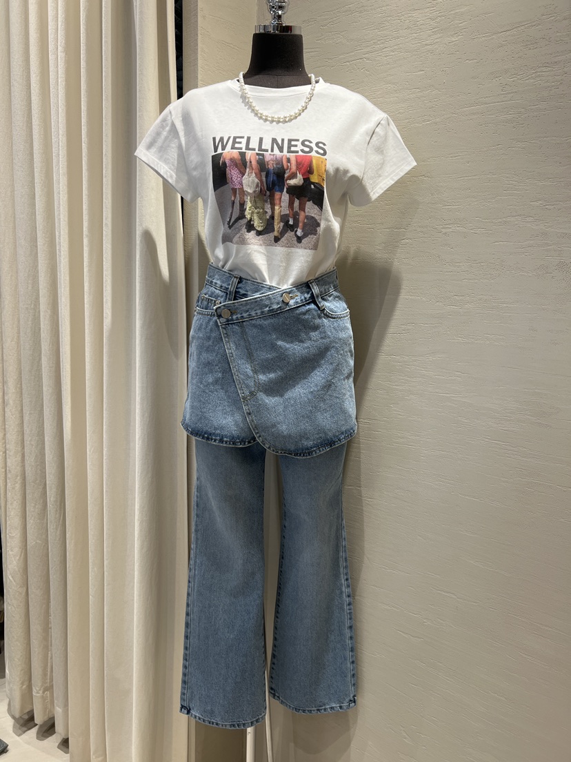HI HIGH韓國直郵東大門代購女裝新品25春夏人氣職業推薦T恤SEESTAR/hi highT恤