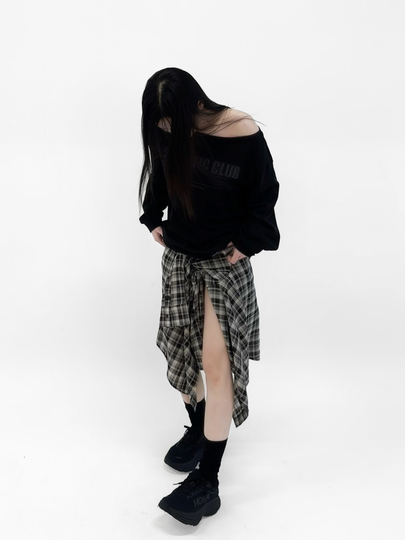 NOCTURNAL VIBE東大門代購女裝新款推薦時尚休閑襯衫蕾絲衫NOCTURNAL VIBE襯衫/蕾絲衫
