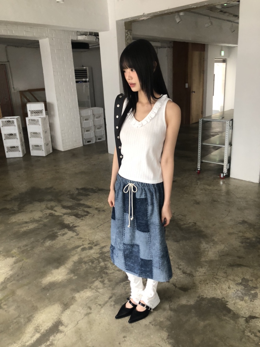FLASH韓國代購女士新品人氣職業25春夏時尚真品半身裙中短裙FLASH半身裙/中短裙