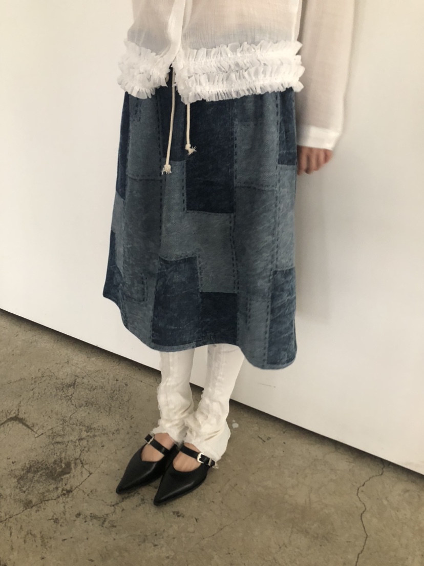 FLASH韓國代購女士新品人氣職業25春夏時尚真品半身裙中短裙FLASH半身裙/中短裙