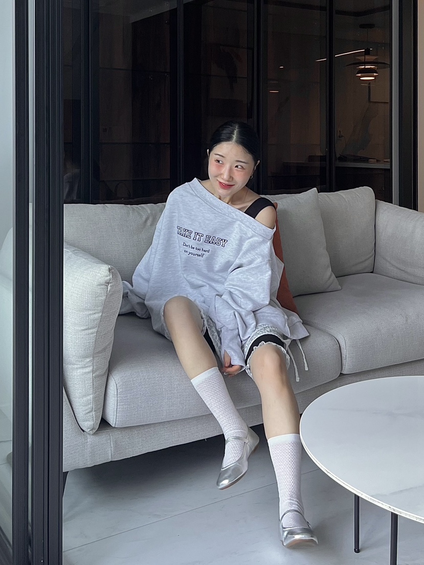 BEAMING SEOUL韓國直郵女裝新品熱賣休閑真品時尚25春夏衛衣BEAMING SEOUL衛衣