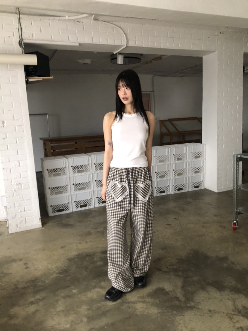 FLASH東大門實拍女士新款休閑25春夏推薦熱賣人氣時尚休閑褲FLASH休閑褲