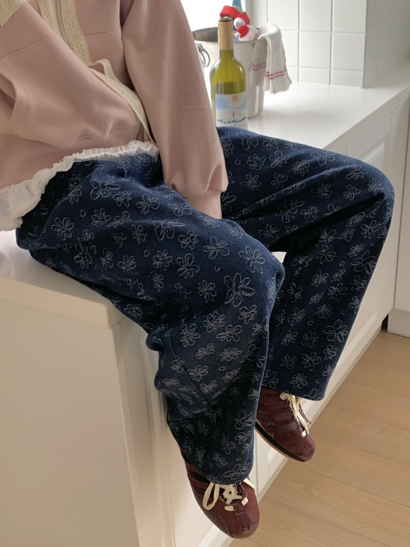 BEFORE SUNRISE韓國直郵女裝新品時尚25春夏休閑職業牛仔褲BEFORE SUNRISE牛仔褲
