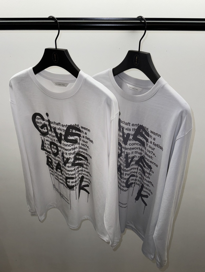 NOCTURNAL VIBE韓國直郵女士新品休閑職業25春夏真品長袖T恤NOCTURNAL VIBE長袖T恤