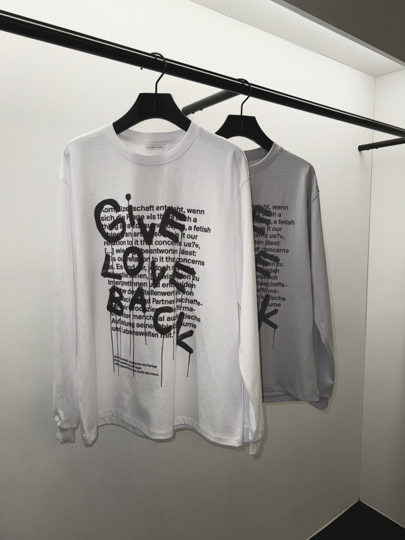 NOCTURNAL VIBE韓國直郵女士新品休閑職業25春夏真品長袖T恤NOCTURNAL VIBE長袖T恤