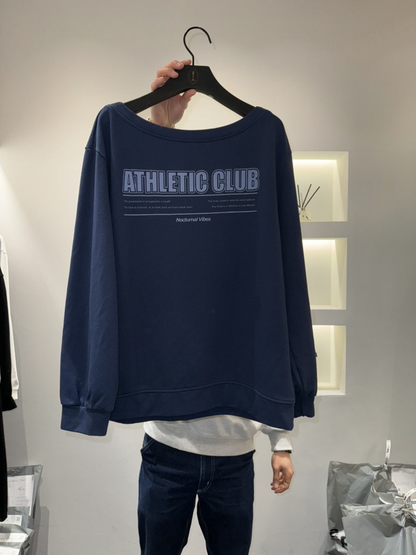 NOCTURNAL VIBE東大門直郵女裝新品推薦真品時尚熱賣25春夏衛衣NOCTURNAL VIBE衛衣圖色2