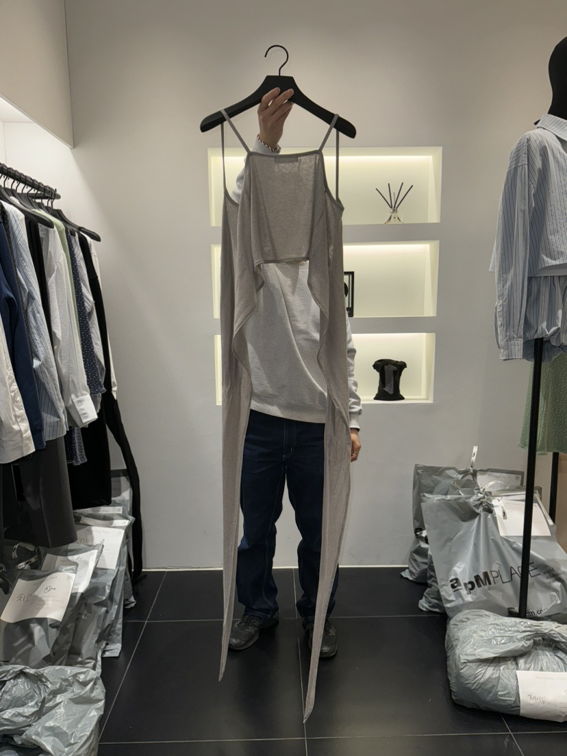 NOCTURNAL VIBE韓國直郵女士新品25春夏熱賣真品人氣吊帶背心NOCTURNAL VIBE吊帶/背心