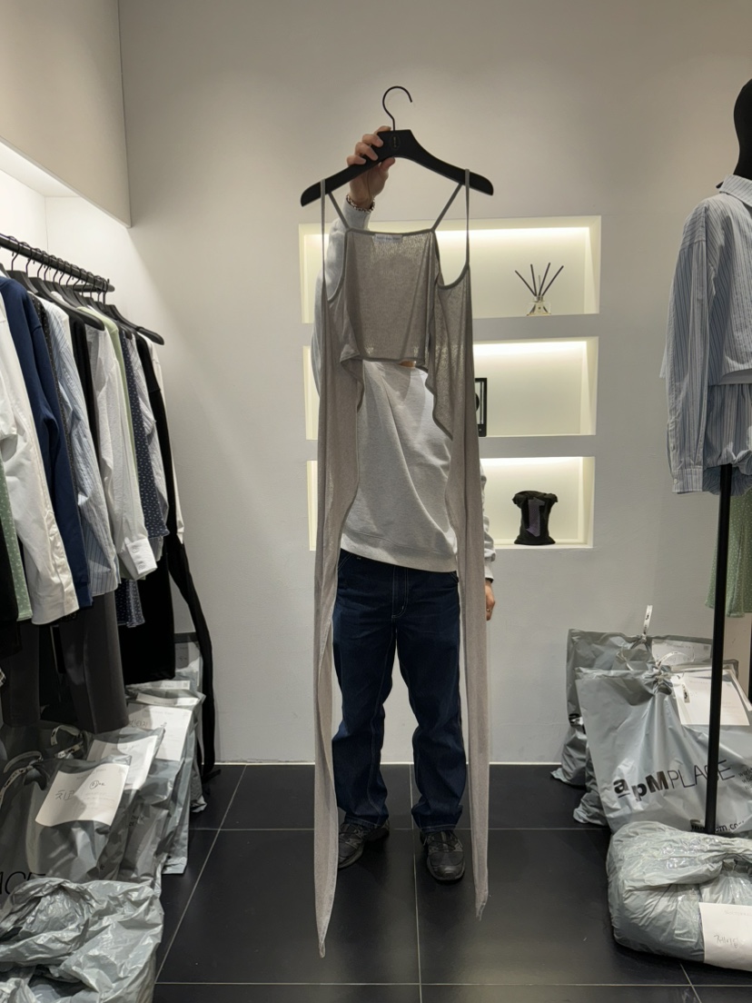 NOCTURNAL VIBE韓國直郵女士新品25春夏熱賣真品人氣吊帶背心NOCTURNAL VIBE吊帶/背心