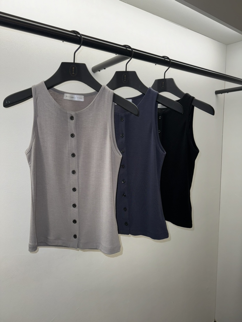 NOCTURNAL VIBE東大門直郵女士新品職業時尚25春夏吊帶背心NOCTURNAL VIBE吊帶/背心