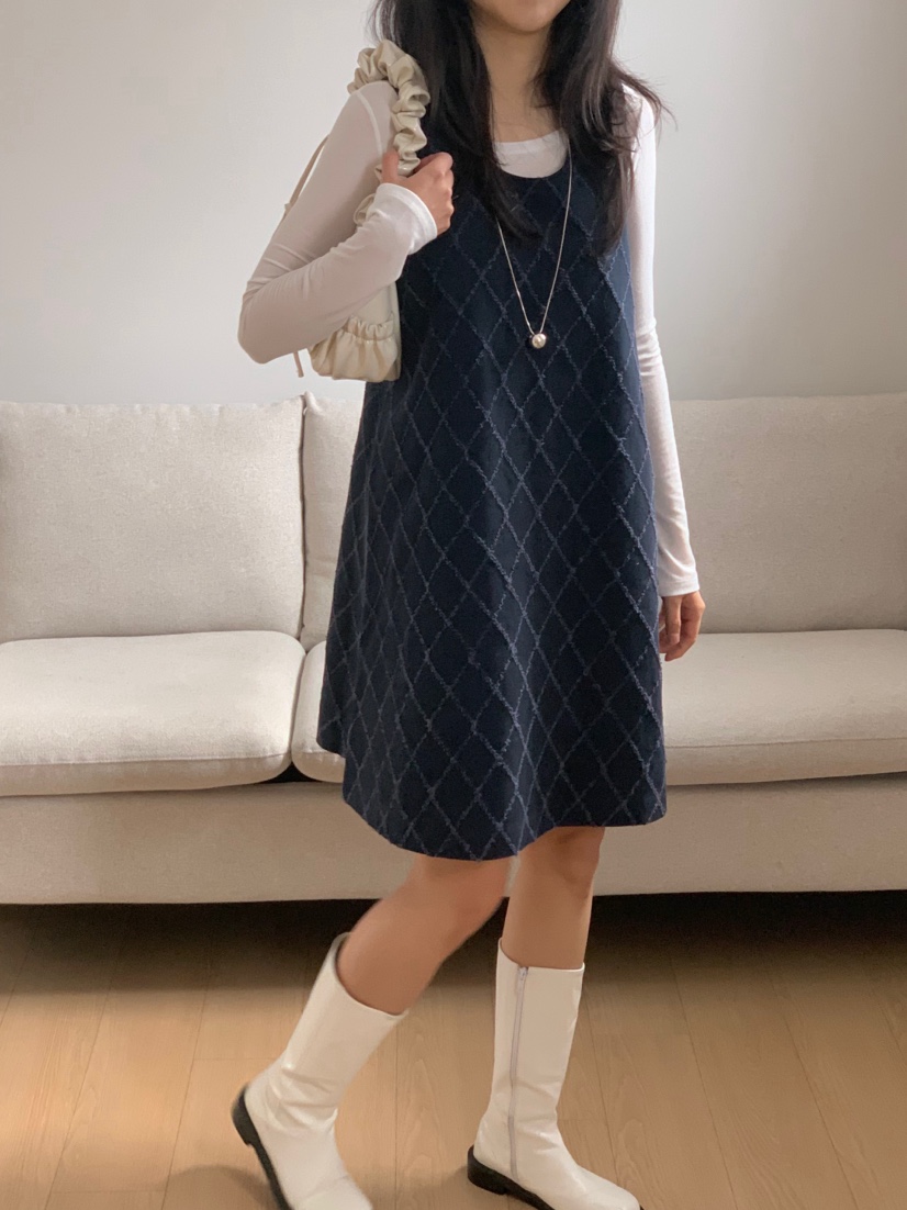BEFORE SUNRISE韓國直郵女裝新品真品25春夏人氣職業連衣裙BEFORE SUNRISE連衣裙