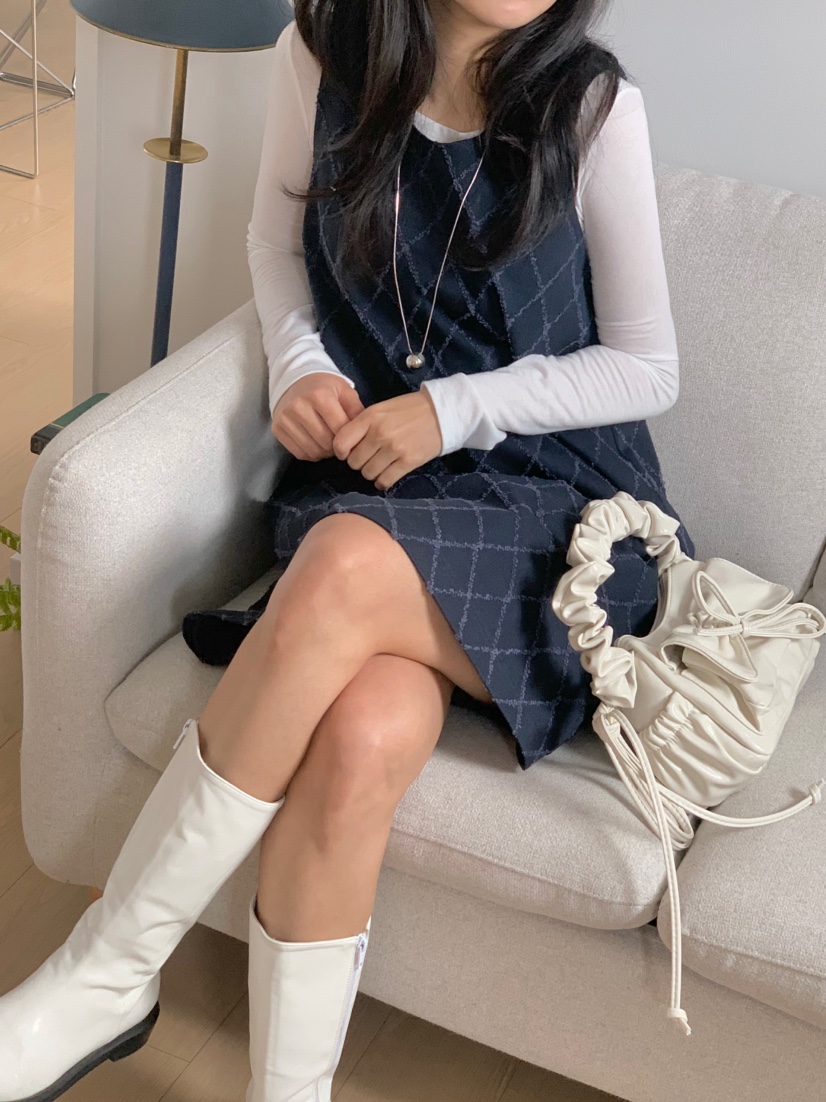 BEFORE SUNRISE韓國直郵女裝新品真品25春夏人氣職業連衣裙BEFORE SUNRISE連衣裙
