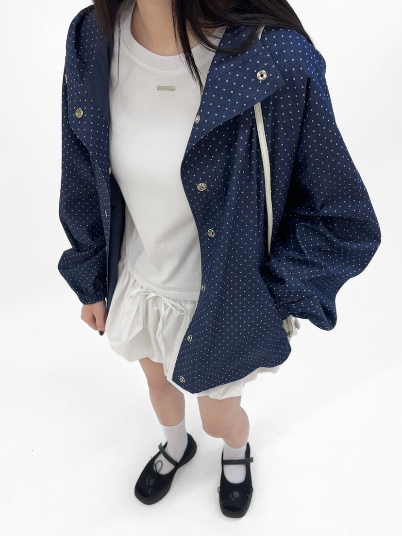 NOCTURNAL VIBE東大門實拍女裝新品時尚25春夏真品人氣夾克NOCTURNAL VIBE夾克