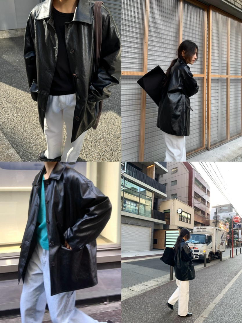 ROMANTICIZE東大門實拍女士新款時尚25春夏休閑夾克生態皮夾克ROMANTICIZE夾克