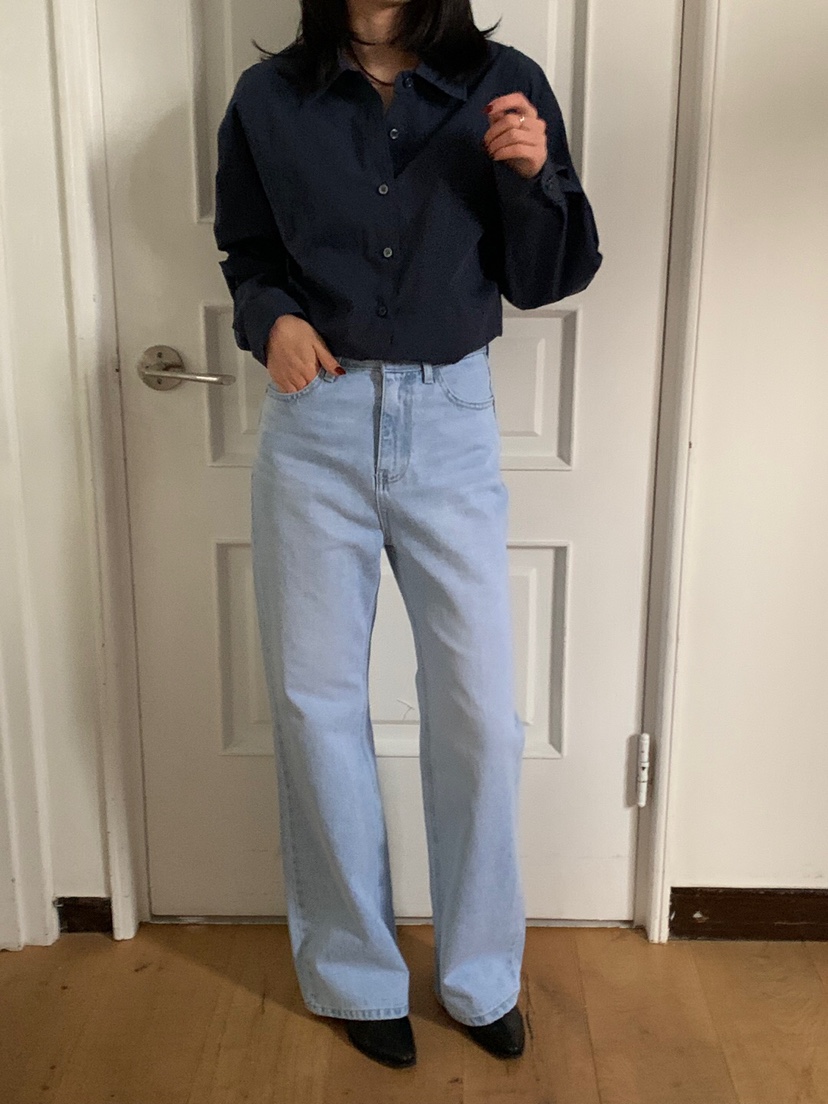 GILLI直郵韓國代購女裝新款真品25春夏人氣時尚推薦熱賣牛仔褲GILLI牛仔褲