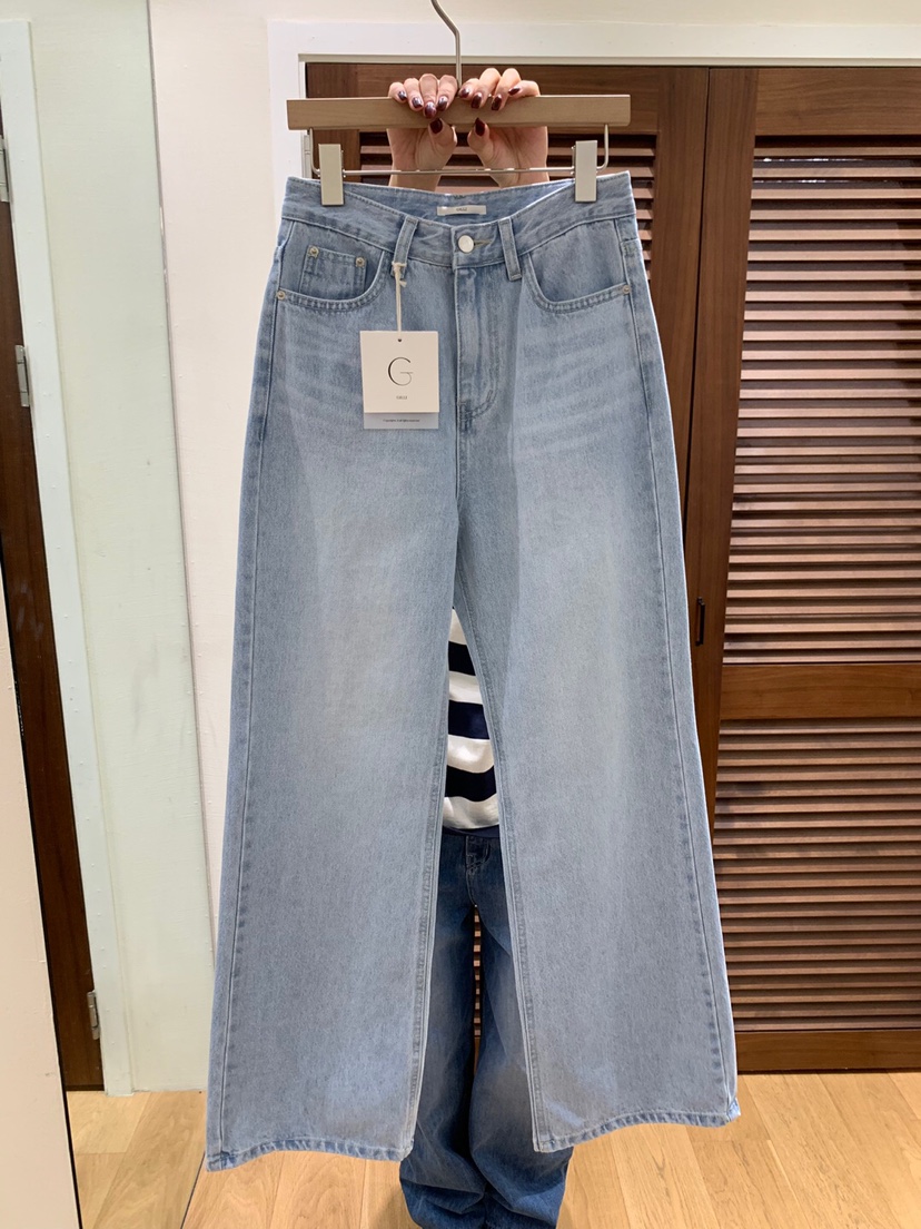 GILLI直郵韓國代購女裝新款真品25春夏人氣時尚推薦熱賣牛仔褲GILLI牛仔褲