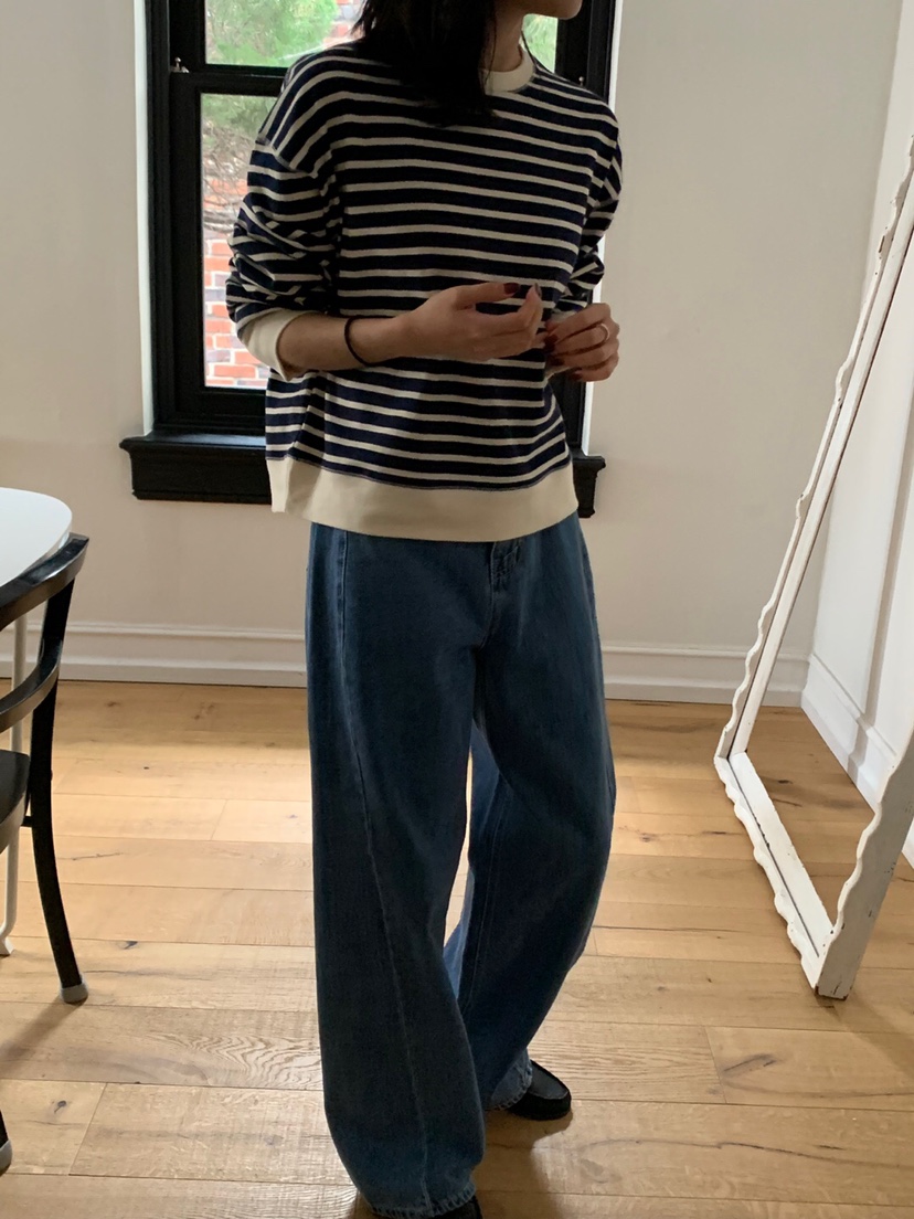 GILLI韓國直郵東大門實拍女裝新品25春夏人氣時尚職業長袖T恤GILLI長袖T恤