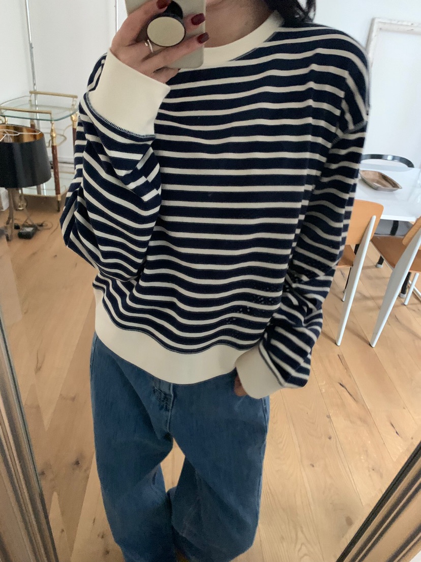GILLI韓國直郵東大門實拍女裝新品25春夏人氣時尚職業長袖T恤GILLI長袖T恤