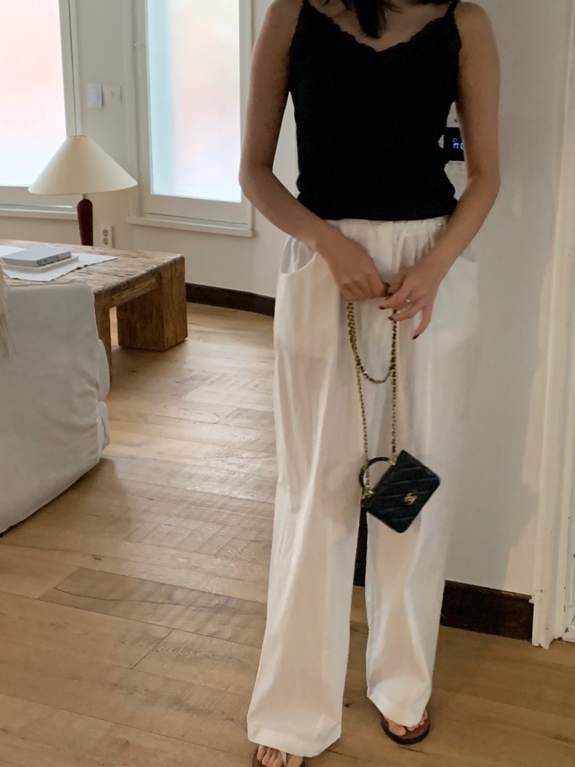 GILLI韓國直郵東大門實拍女裝新品熱賣人氣推薦25春夏休閑褲GILLI休閑褲