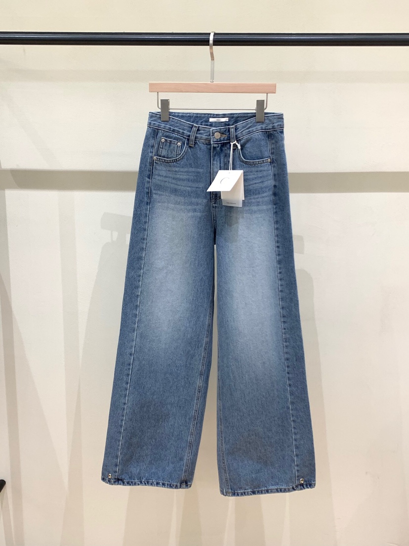 GILLI直郵韓國代購女裝新款25春夏休閑人氣熱賣時尚推薦牛仔褲GILLI牛仔褲