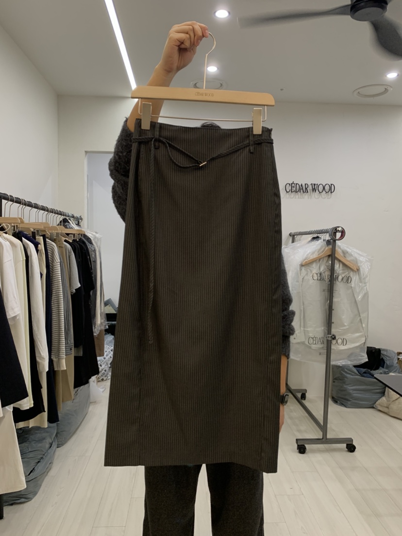 CEDARWOOD韓國直郵東大門實拍女裝新品休閑真品人氣長裙羊毛CEDARWOOD長裙圖色2