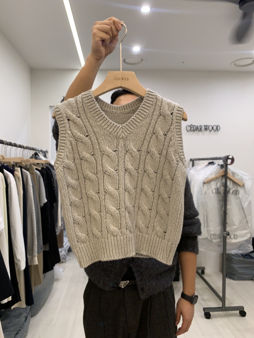 CEDARWOOD韓國直郵東大門代購女裝新品真品推薦休閑職業針織衫CEDARWOOD針織衫