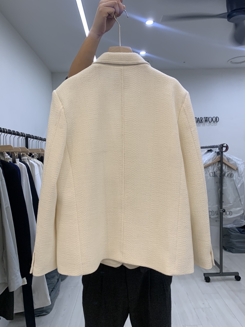 CEDARWOOD韓國直郵東大門實拍女裝新款25春夏人氣時尚夾克花呢CEDARWOOD夾克