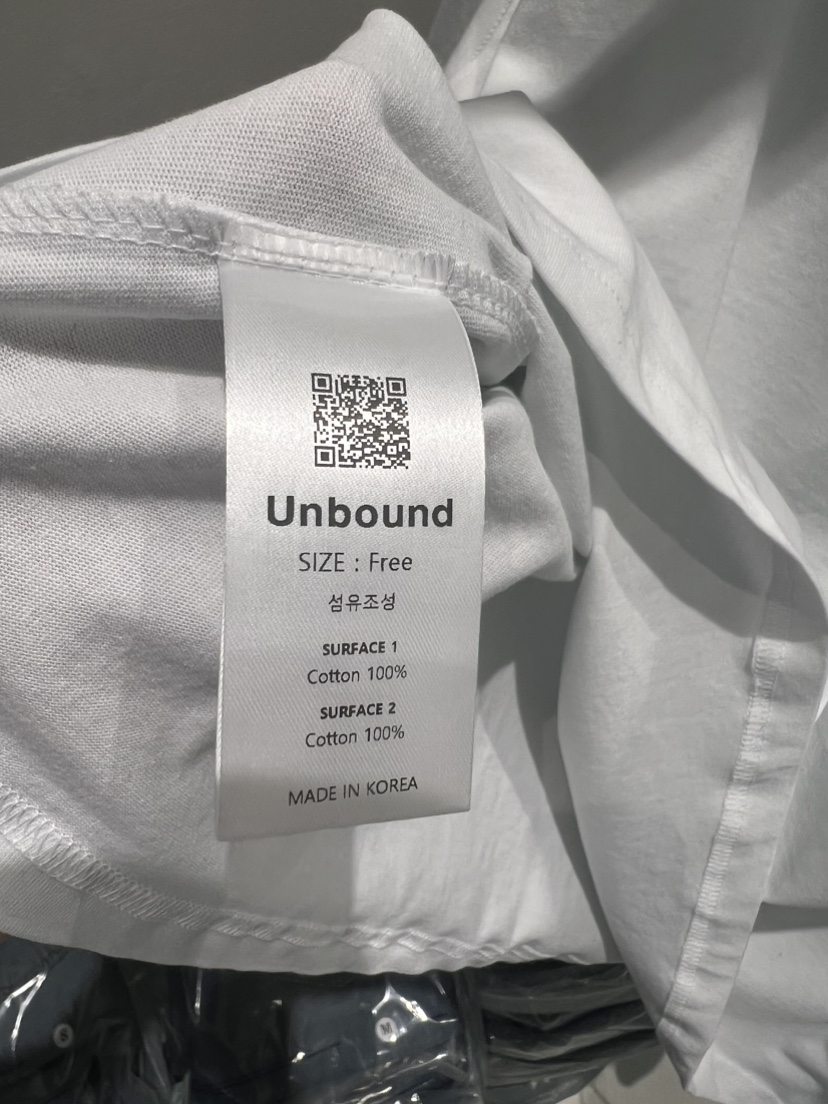 UNBOUND直郵韓國代購女裝新品25春夏時尚熱賣人氣休閑職業T恤UNBOUNDT恤