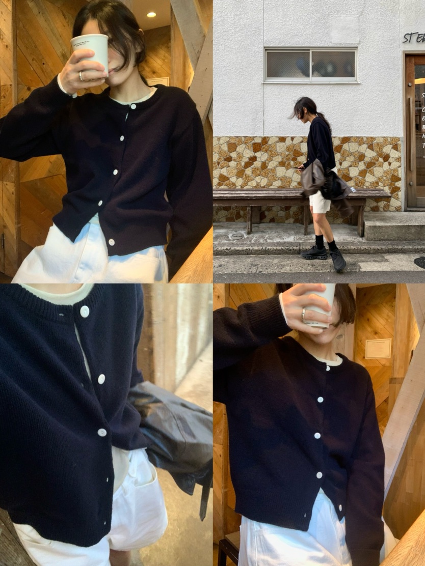 ROMANTICIZE韓國直郵東大門代購女裝新款職業針織衫寬松開衫ROMANTICIZE針織衫
