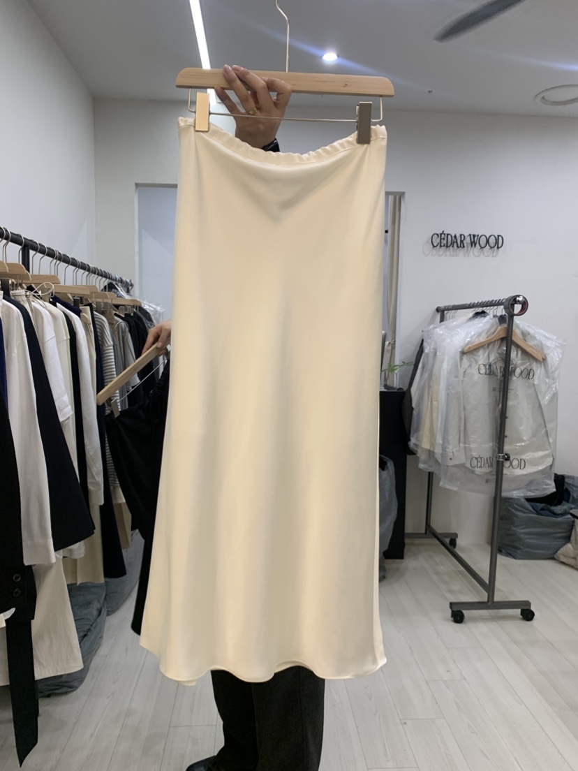 CEDARWOOD韓國直郵東大門實拍女裝新款25春夏職業熱賣真品長裙CEDARWOOD長裙