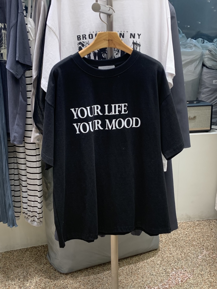 VAARA韓國直郵東大門代購女裝新品推薦25春夏職業時尚真品T恤VAARAT恤圖色5