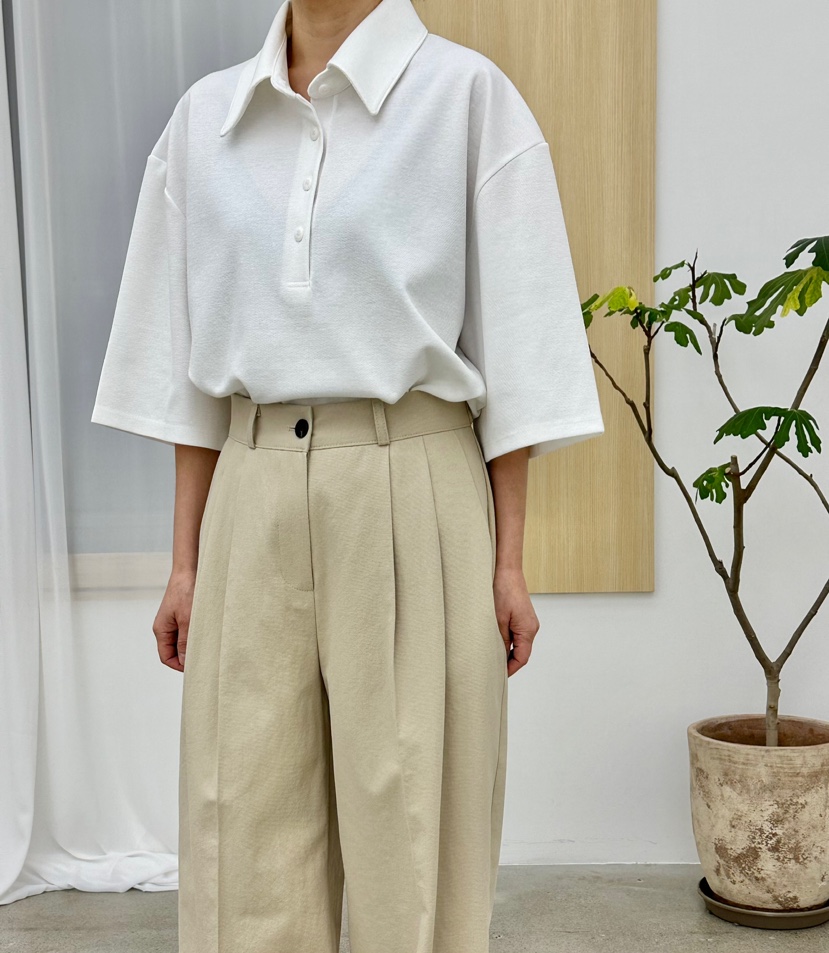 BUT直郵韓國代購女裝新品人氣熱賣25春夏休閑推薦時尚職業T恤buttonT恤