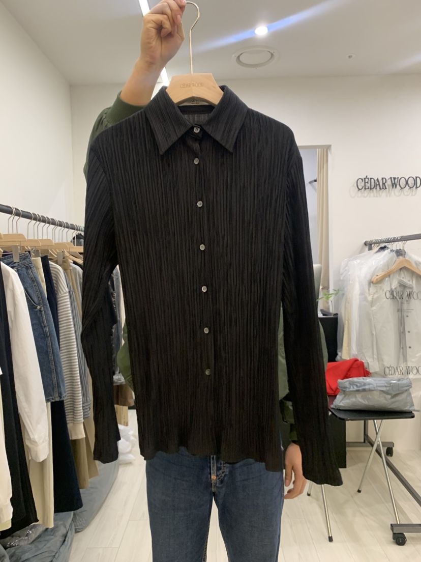 CEDARWOOD韓國直郵東大門代購女裝新款真品職業休閑襯衫蕾絲衫CEDARWOOD襯衫/蕾絲衫圖色2