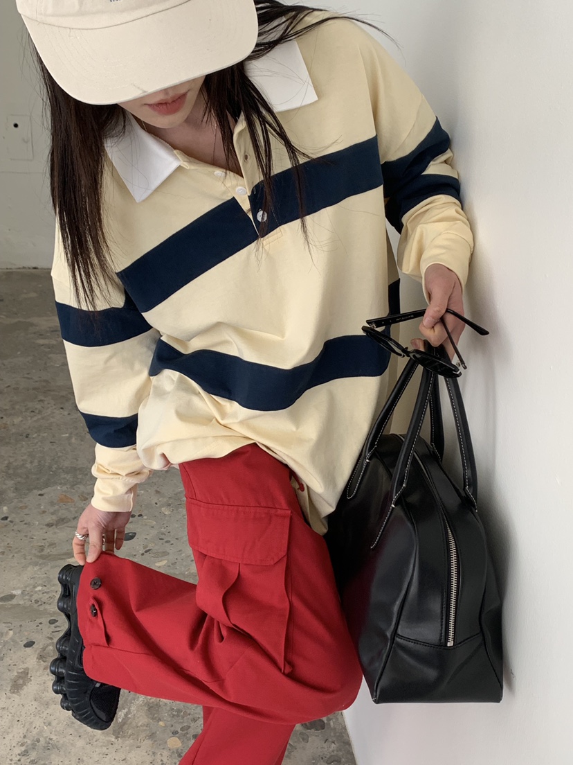 VAARA韓國直郵東大門代購女裝新款人氣職業休閑時尚長袖T恤VAARA長袖T恤