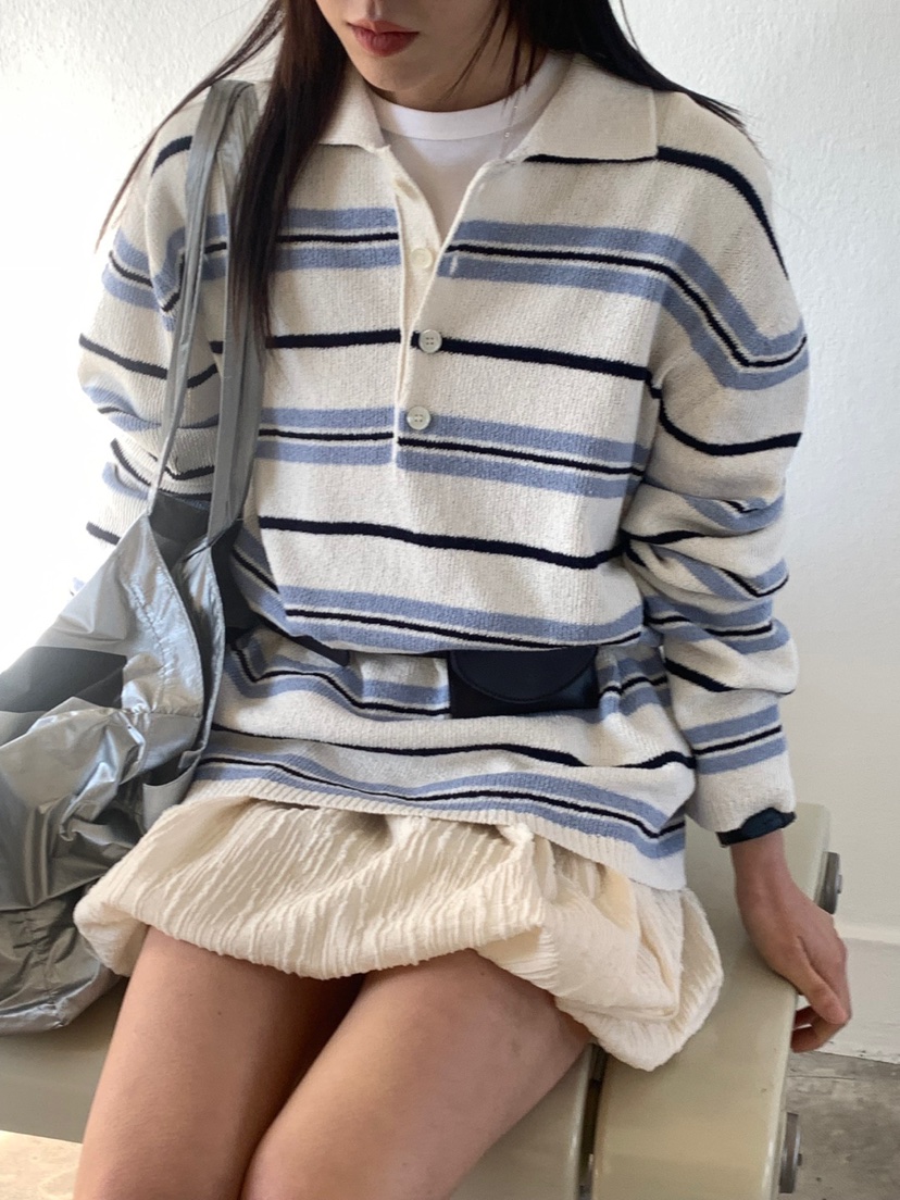 VAARA韓國直郵女裝新款熱賣休閑時尚推薦人氣真品25春夏針織衫VAARA針織衫