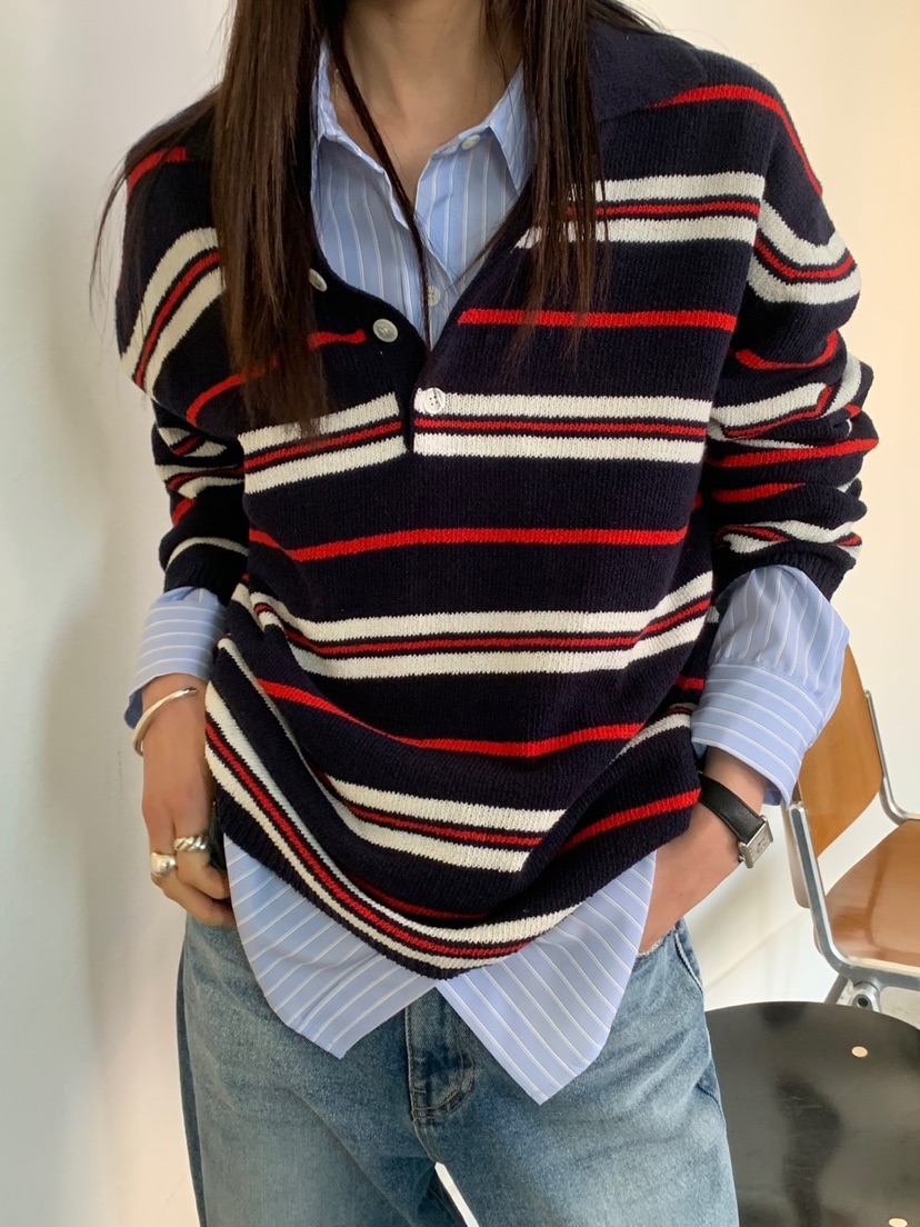 VAARA韓國直郵女裝新款熱賣休閑時尚推薦人氣真品25春夏針織衫VAARA針織衫