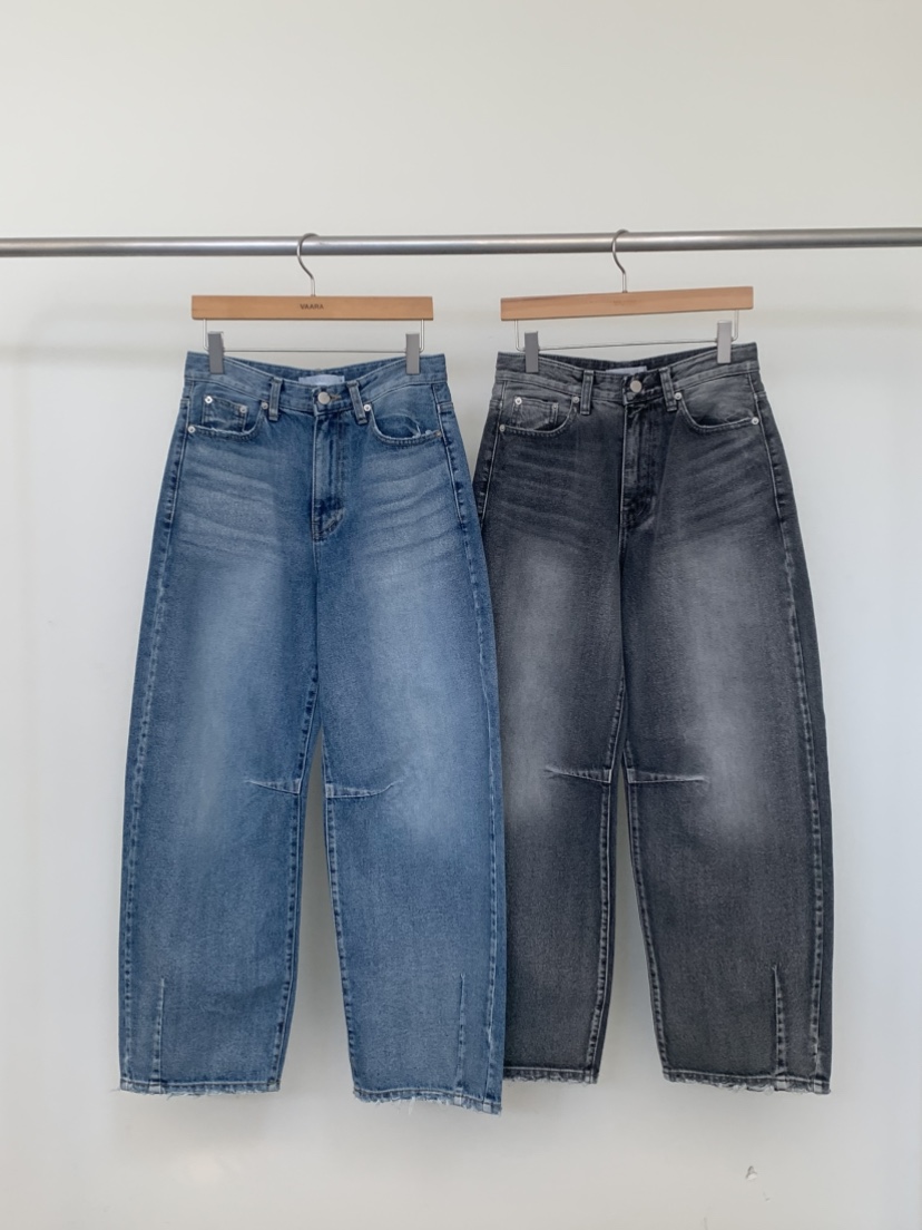VAARA韓國直郵女裝新品人氣推薦時尚休閑熱賣真品職業牛仔褲VAARA牛仔褲