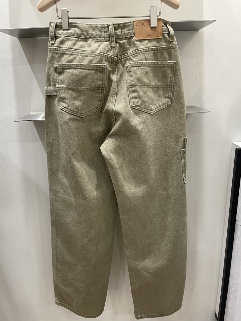 UNCOVER直郵韓國代購女裝新品真品職業時尚休閑人氣25春夏牛仔褲UNCOVER牛仔褲