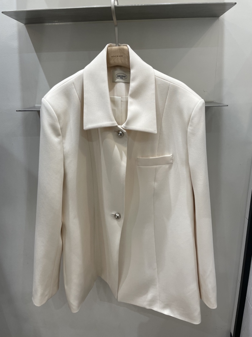 UNCOVER直郵韓國代購女裝新品職業推薦人氣休閑真品25春夏夾克UNCOVER夾克