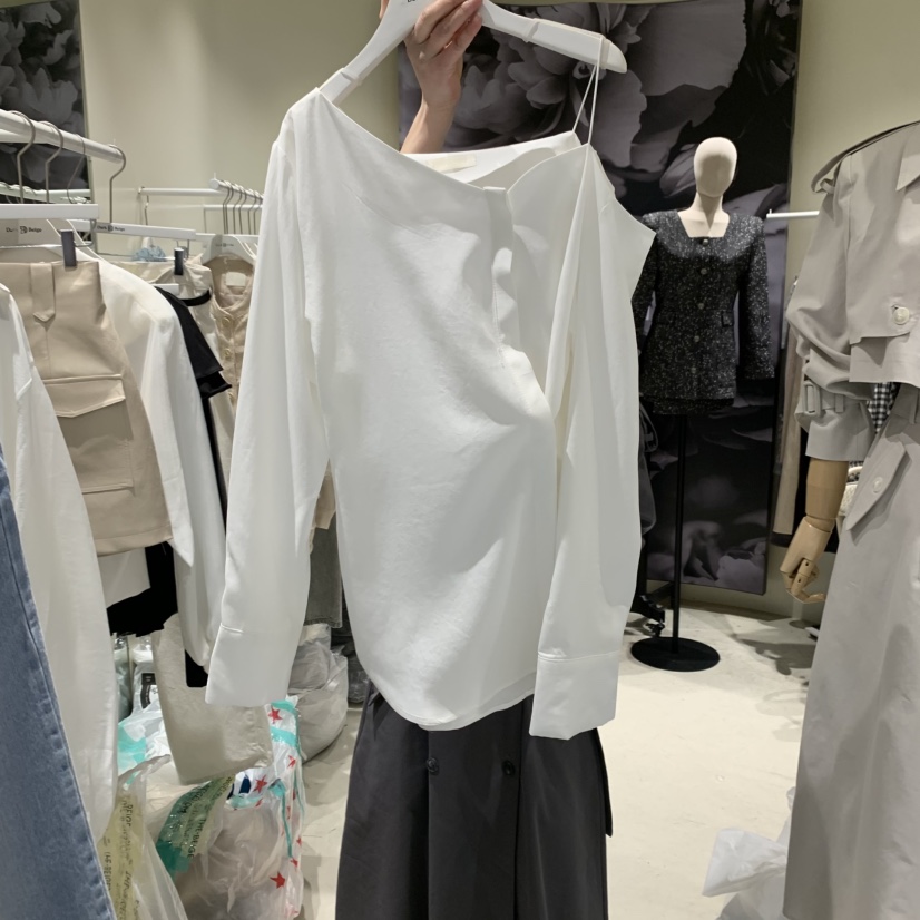 DARKBEIGE韓國代購女士新品25春夏熱賣推薦人氣職業襯衫蕾絲衫DARK BEIGE襯衫/蕾絲衫圖色2