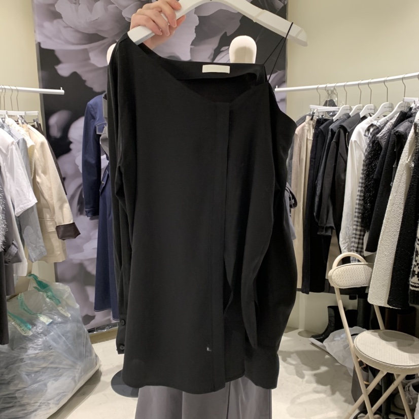 DARKBEIGE韓國代購女士新品25春夏熱賣推薦人氣職業襯衫蕾絲衫DARK BEIGE襯衫/蕾絲衫圖色3