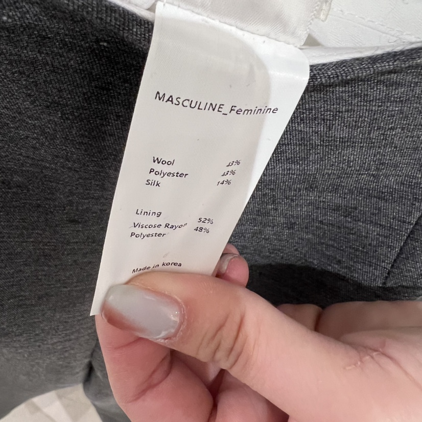 MASCULINE韓國代購女裝新品熱賣休閑真品推薦時尚職業休閑褲MASCULINE休閑褲