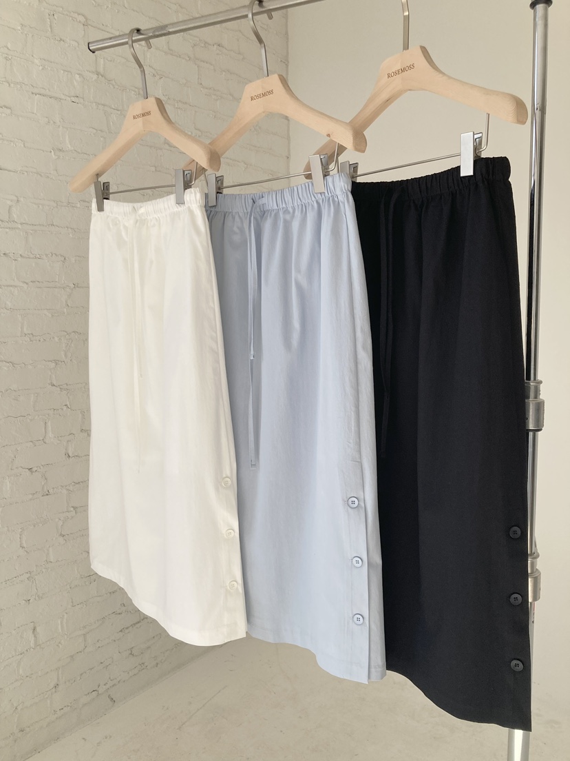 ORDINARYA韓國代購女士新品25春夏休閑職業人氣時尚推薦長裙ROESMMOSS長裙
