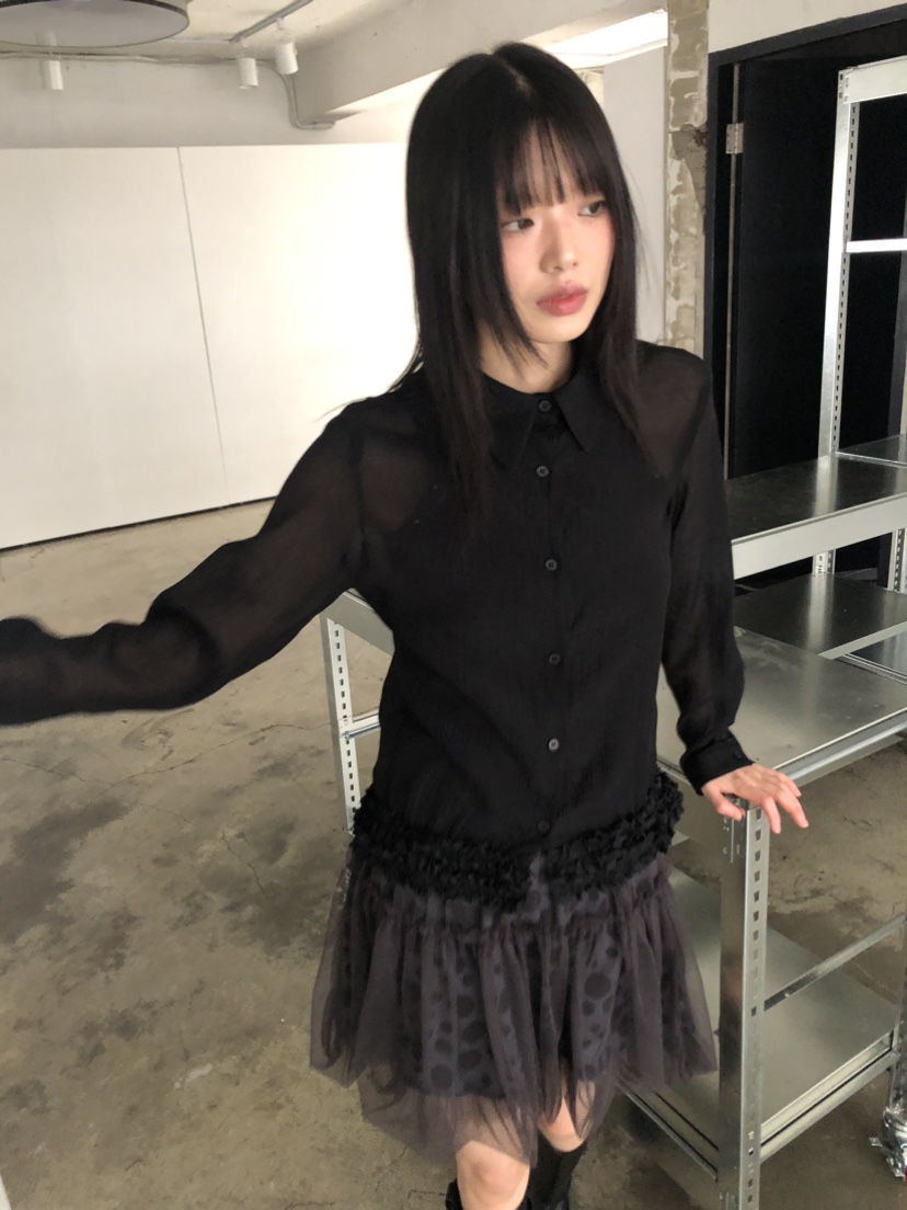 FLASH韓國直郵東大門實拍女裝新款25春夏推薦熱賣襯衫蕾絲衫FLASH襯衫/蕾絲衫
