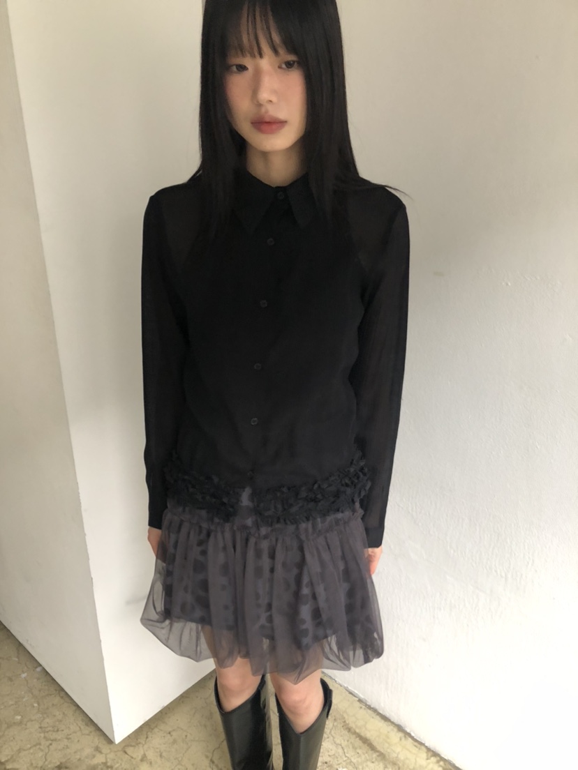 FLASH韓國直郵東大門實拍女裝新款25春夏推薦熱賣襯衫蕾絲衫FLASH襯衫/蕾絲衫