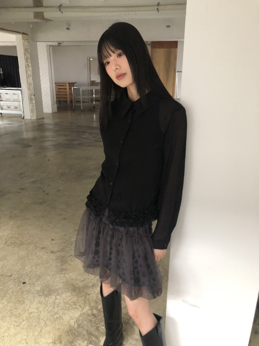 FLASH韓國直郵東大門實拍女裝新款25春夏推薦熱賣襯衫蕾絲衫FLASH襯衫/蕾絲衫