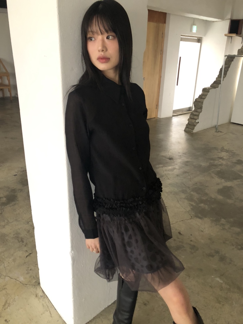 FLASH韓國直郵東大門實拍女裝新款25春夏推薦熱賣襯衫蕾絲衫FLASH襯衫/蕾絲衫