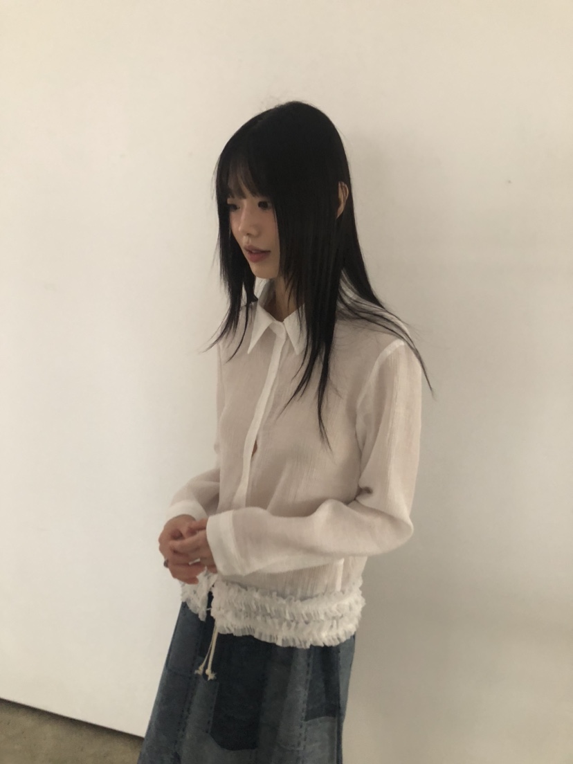 FLASH韓國直郵東大門實拍女裝新款25春夏推薦熱賣襯衫蕾絲衫FLASH襯衫/蕾絲衫