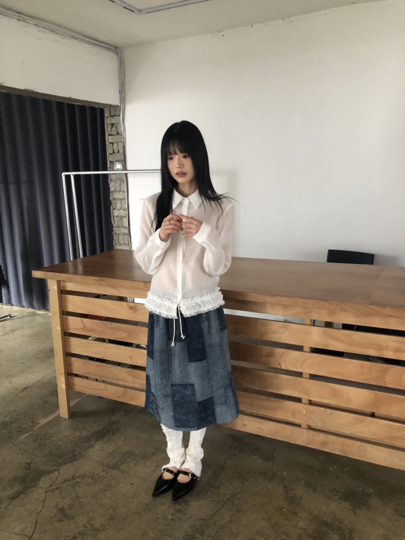 FLASH韓國直郵東大門實拍女裝新款25春夏推薦熱賣襯衫蕾絲衫FLASH襯衫/蕾絲衫
